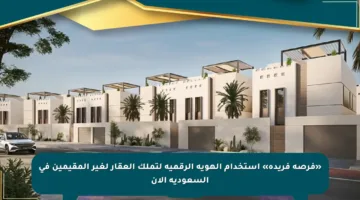 «فرصة فريدة» استخدام الهوية الرقمية لتملك العقار لغير المقيمين في السعودية الآن